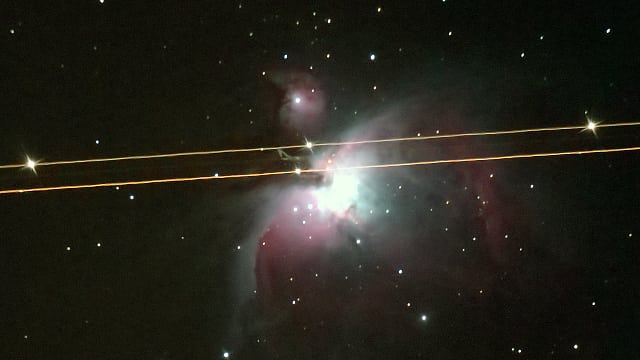 Plane crashing into the Orion nebula Plane crashing into the Orion nebula