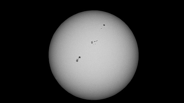 Sonne am 2.8.2011 Sonne am 2.8.2011
