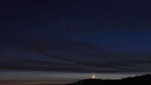 Jupiter & Saturn über Stockach Jupiter & Saturn über Stockach