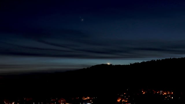 Jupiter & Saturn über Stockach Jupiter & Saturn über Stockach