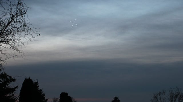 Jupiter und Saturn in Konjunktion Jupiter und Saturn in Konjunktion