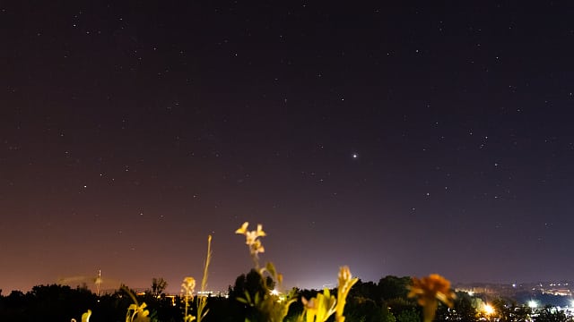 Saturn und Jupiter im Zentrum der Milchstraße … Saturn und Jupiter im Zentrum der Milchstraße …