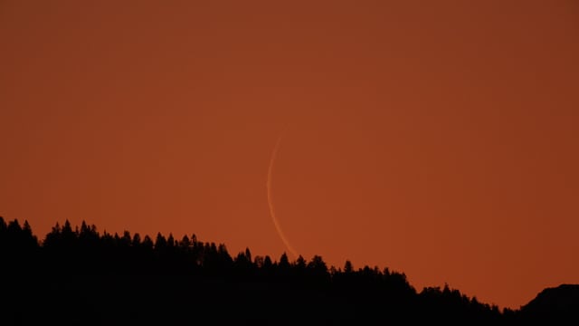 Mond knapp 40h vor Neumond Mond knapp 40h vor Neumond