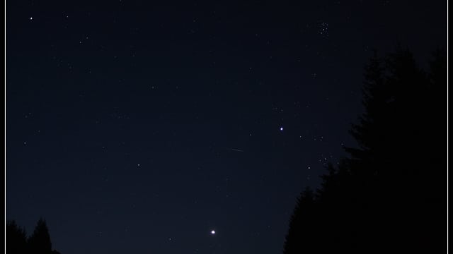 Jupiter, Venus und Plejaden Jupiter, Venus und Plejaden