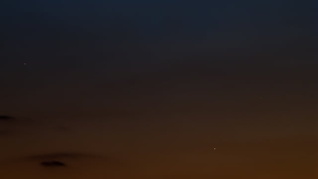 Jupiter, Venus und Merkur Jupiter, Venus und Merkur