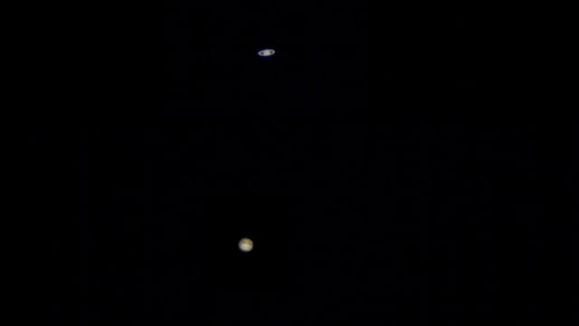 Konjunktion Jupiter-Saturn am 21. Dezember 2020 - Korrektur Konjunktion Jupiter-Saturn am 21. Dezember 2020 - Korrektur