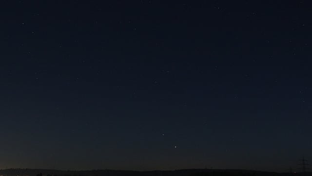 Jupiter und Saturn am Abendhimmel Jupiter und Saturn am Abendhimmel