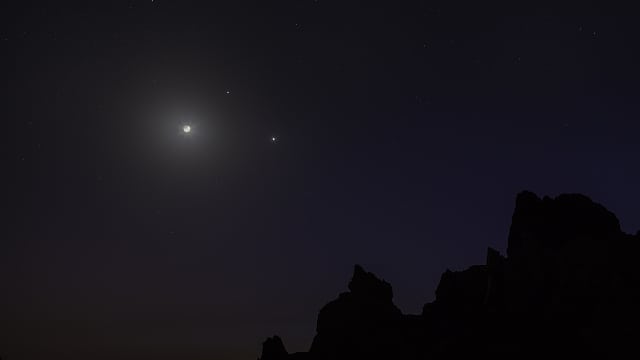 Konstellation Jupiter, Venus und Mond Tag 3 Konstellation Jupiter, Venus und Mond Tag 3