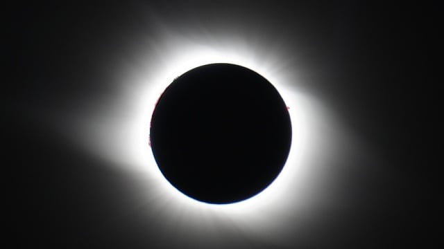 Sonnenfinsternis über der Mongolei Sonnenfinsternis über der Mongolei