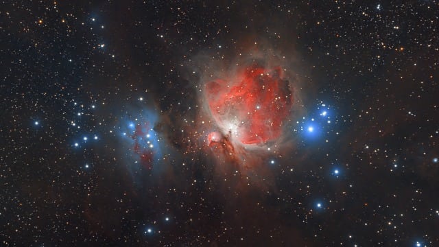 Messier 42 Orionnebel & NGC 1977 Running Man Messier 42 Orionnebel & NGC 1977 Running Man