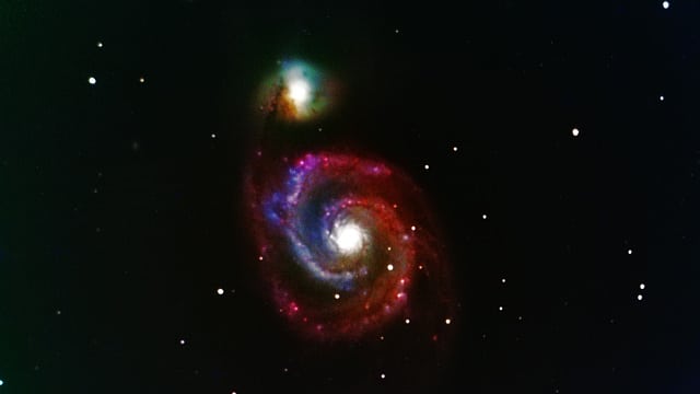 Astrofoto der Whirlpool-Galaxie M51 Astrofoto der Whirlpool-Galaxie M51