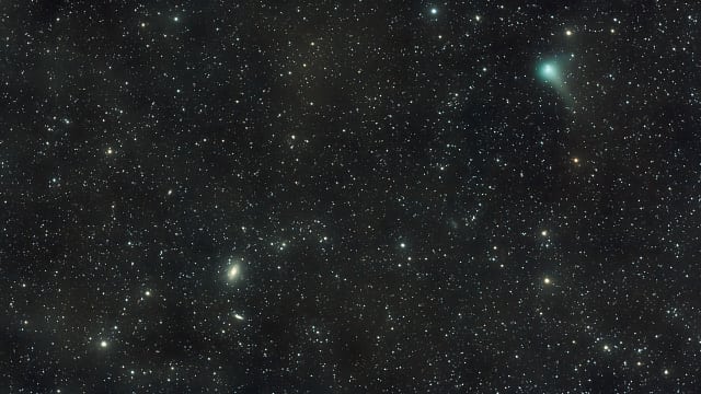 Messier 81, 82 und Komet Garradd Messier 81, 82 und Komet Garradd