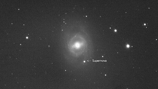 Supernova in M 95 Supernova in M 95