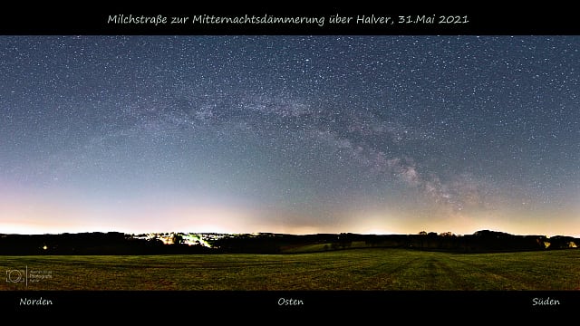 Millionen von Sternen..., ein Lichtermeer in der Mitternachtsdämmerung Millionen von Sternen..., ein Lichtermeer in der Mitternachtsdämmerung
