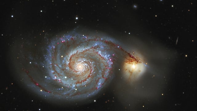 M 51 - The Whirlpool Galaxy M 51 - The Whirlpool Galaxy