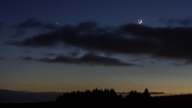 Mond und Venus (I) Mond und Venus (I)