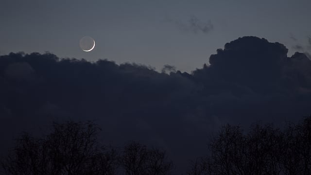 Mondsichel, 48h alt Mondsichel, 48h alt