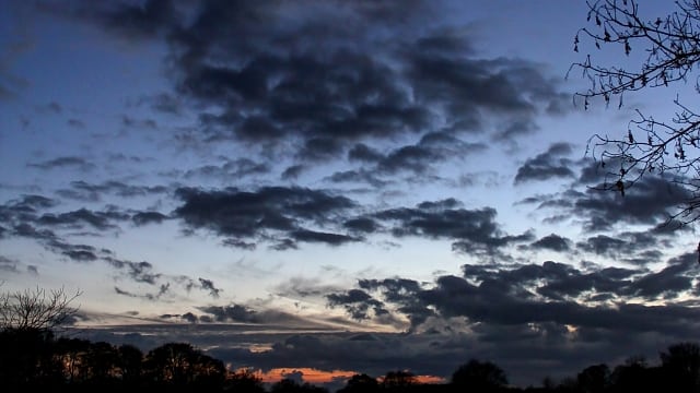 Mondsichel und Venus am Abend Mondsichel und Venus am Abend