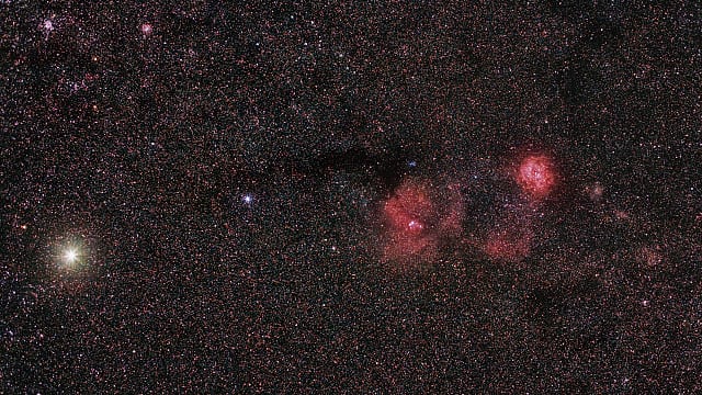 Monoceros, Rosette und Jupiter, 2014 Monoceros, Rosette und Jupiter, 2014