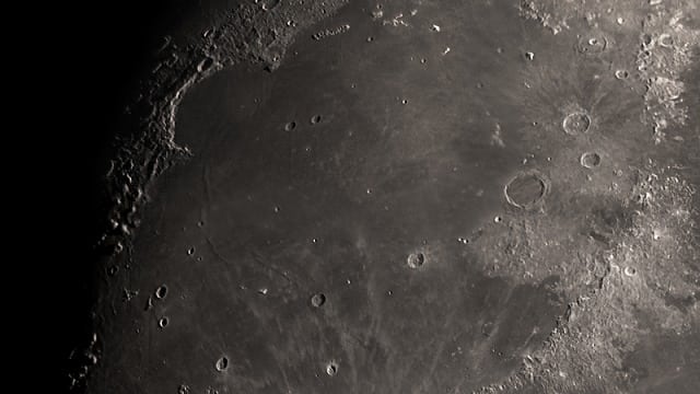 Der Mond vom 15 April 2019 - Mare Imbrium Der Mond vom 15 April 2019 - Mare Imbrium
