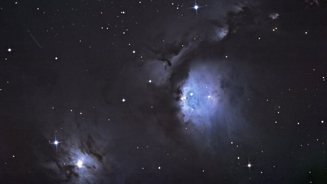 M 78 mit Planetoid M 78 mit Planetoid
