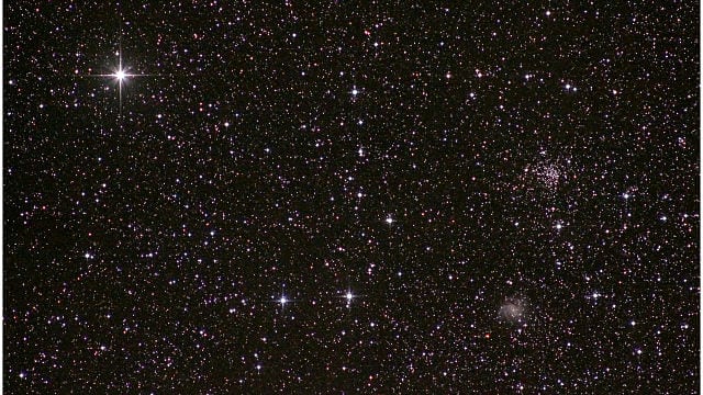 NGC 6946 und NGC 6939 mit Eta Kepheus NGC 6946 und NGC 6939 mit Eta Kepheus