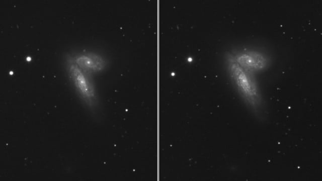 NGC 4567 / 4568 mit und ohne SN 2020fqv NGC 4567 / 4568 mit und ohne SN 2020fqv
