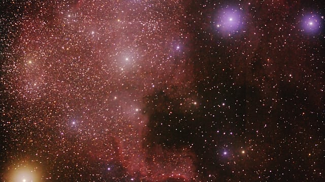 NGC 7000 bei leicht bewölkten Himmel NGC 7000 bei leicht bewölkten Himmel