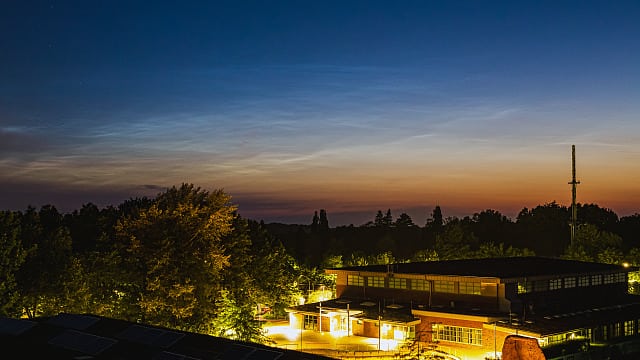 Leuchtende Nachtwolken über Tornesch Leuchtende Nachtwolken über Tornesch