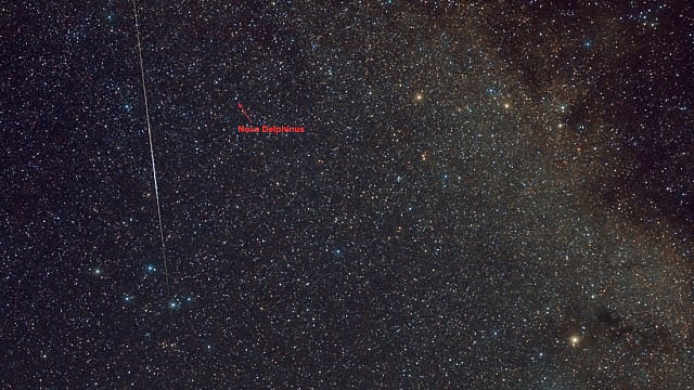 Nova im Sternbild Delfin Nova im Sternbild Delfin