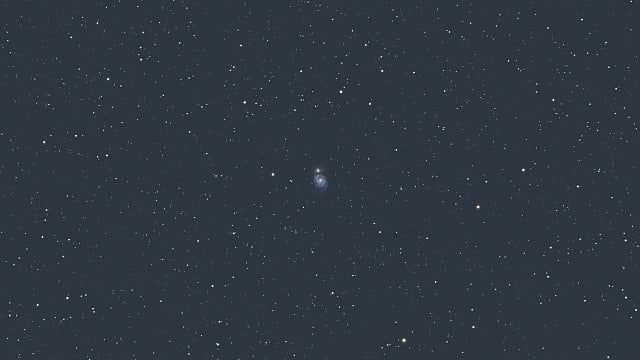 Messier 51 mit 135 mm Messier 51 mit 135 mm