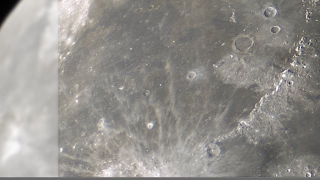 Der farbige Mare-Imbrium-Boden Der farbige Mare-Imbrium-Boden