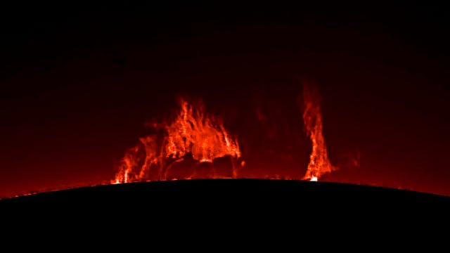 Sonnenprotuberanz am 22. August 2017 Sonnenprotuberanz am 22. August 2017