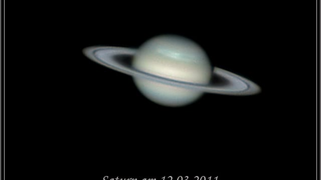 Saturn am 12.3.2011 Saturn am 12.3.2011