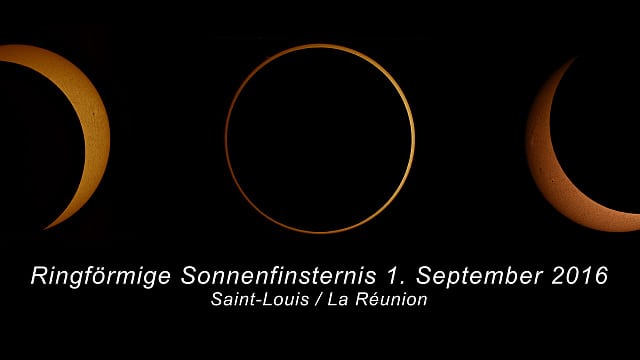 Ringförmige Sonnenfinsternis La Réunion Ringförmige Sonnenfinsternis La Réunion