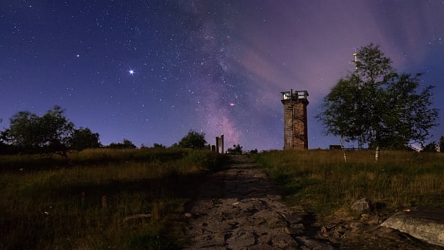 Eine Nacht auf der Hornisgrinde - Der Signalturm Eine Nacht auf der Hornisgrinde - Der Signalturm