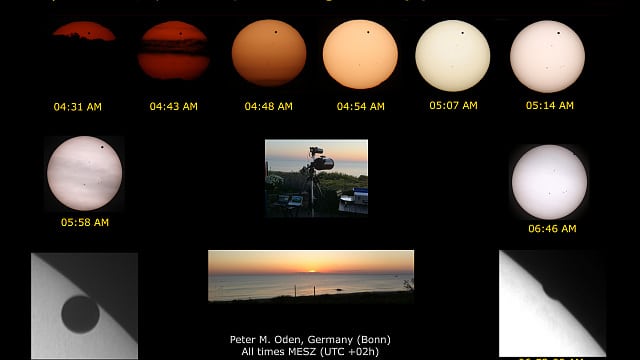 Venustransit auf Rügen Venustransit auf Rügen