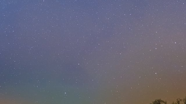 Andromedagalaxie über dem Odenwald Andromedagalaxie über dem Odenwald