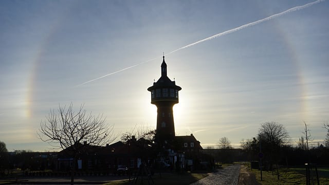 Ein Heiligenschein für den Schwedter Wasserturm Ein Heiligenschein für den Schwedter Wasserturm