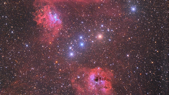 IC 405 und IC 410 IC 405 und IC 410