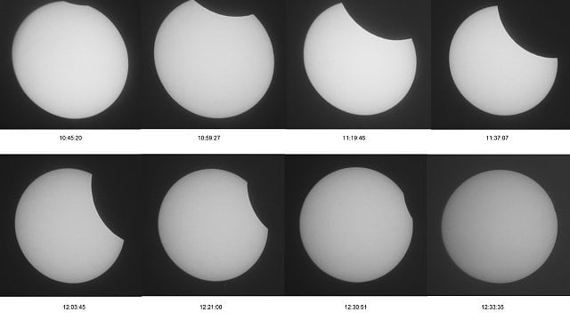 Sonnenfinsternis über Templin Sonnenfinsternis über Templin