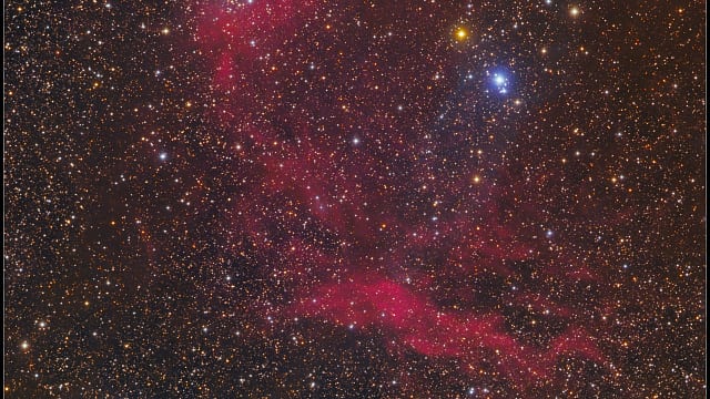 OIII Blase OU4 in Sharpless 2-129 OIII Blase OU4 in Sharpless 2-129