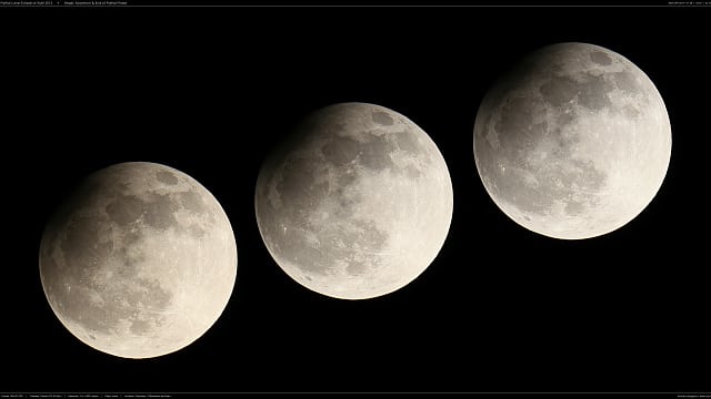 Die partielle Mondfinsternis vom 25. April 2013 Die partielle Mondfinsternis vom 25. April 2013