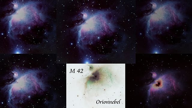 M 42, Orionnebel mal anders M 42, Orionnebel mal anders