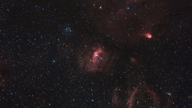 M 52 + NGC 7635 Bubble-Nebel M 52 + NGC 7635 Bubble-Nebel