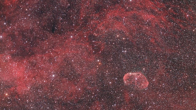 Umgebung des Crescent Nebels Umgebung des Crescent Nebels