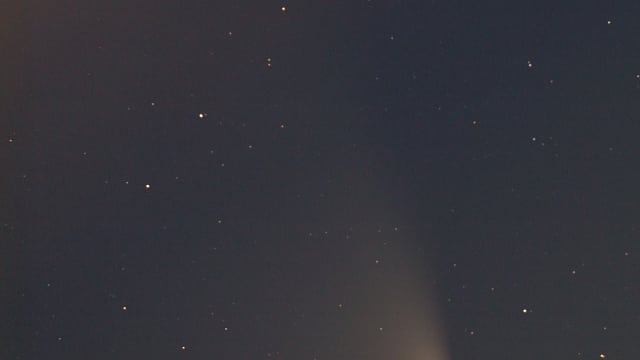 Komet PANSTARRS bei Vollmond Komet PANSTARRS bei Vollmond