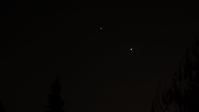 Saturn und Jupiter nähern sich an Saturn und Jupiter nähern sich an