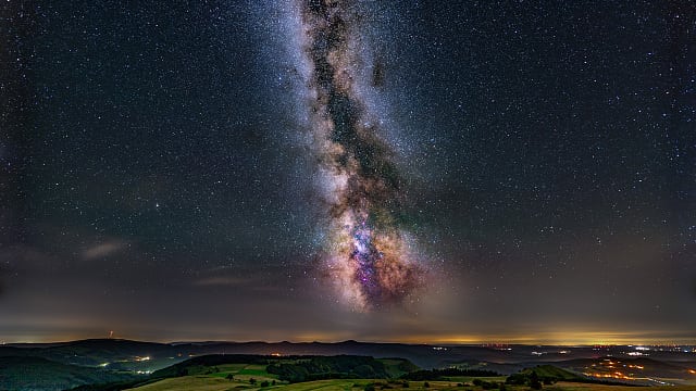 Milchstraße von letzter Nacht auf der Wasserkuppe Milchstraße von letzter Nacht auf der Wasserkuppe