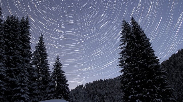 Sternspuren im Winter Sternspuren im Winter